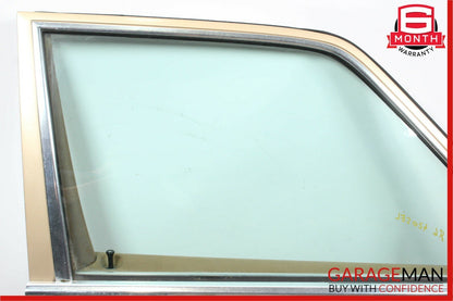86-91 Mercedes W126 420SEL Front Right Side Door Shell Panel Assembly Beige OEM
