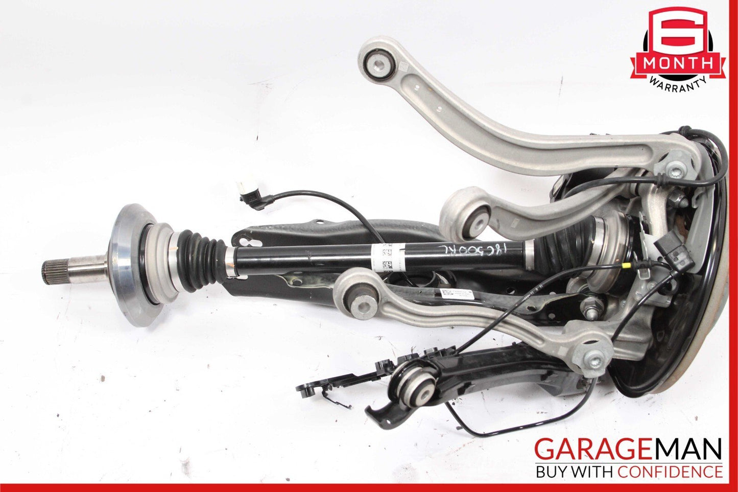 15-20 Mercedes W205 C300 Rear Left Spindle Knuckle Hub Shaft Rotor Disc Assy