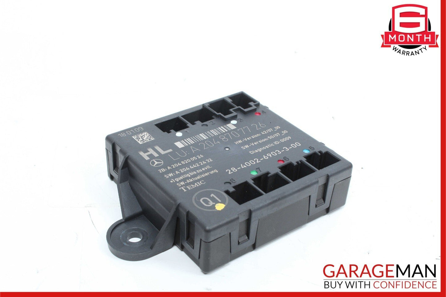 08-18 Mercedes W204 C300 CLS500 Rear Left Side Door Control Module OEM