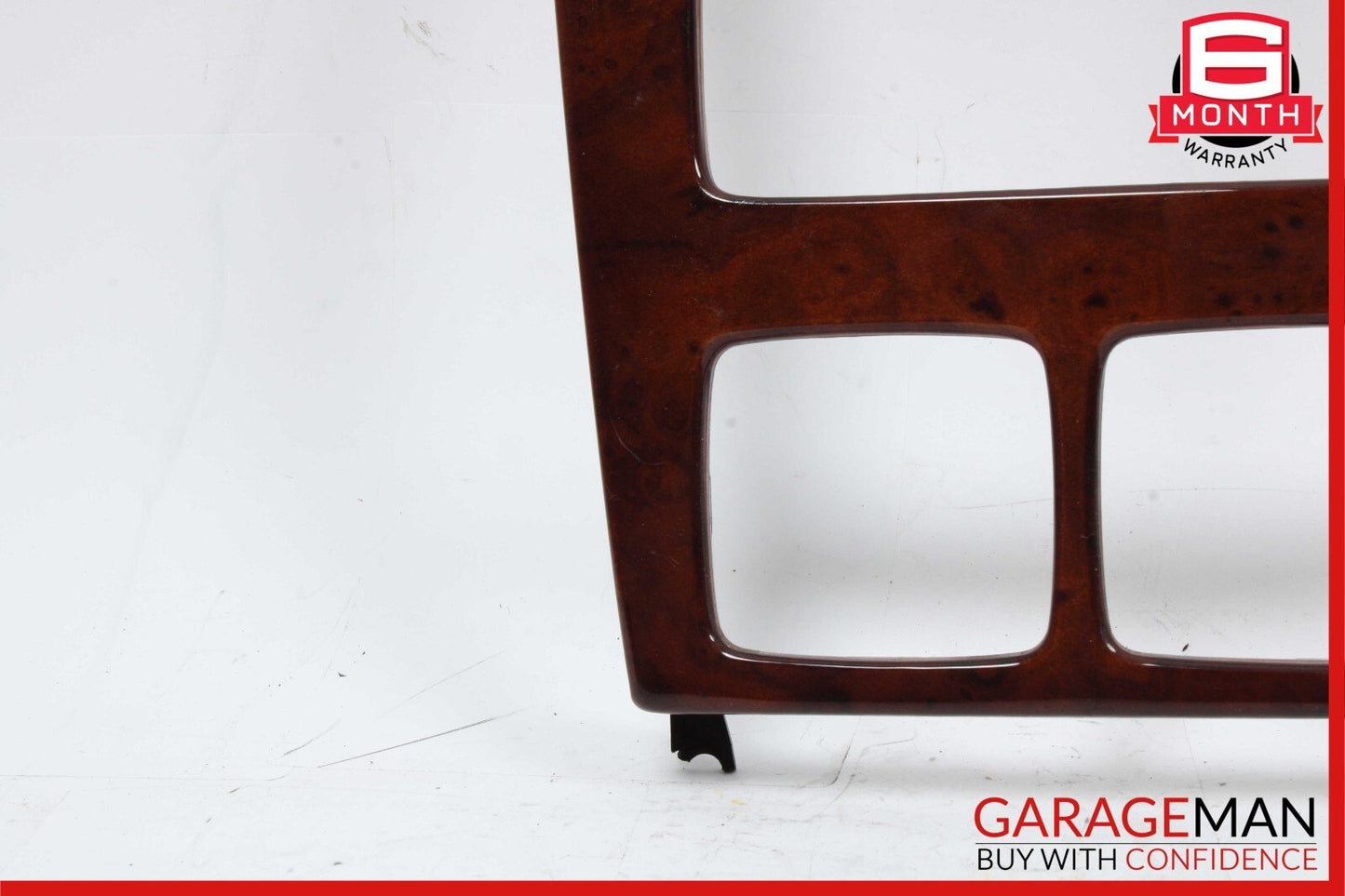 00-02 Mercedes W220 S500 S600 Radio Dash Wood Trim Bezel Panel Cover Wood OEM