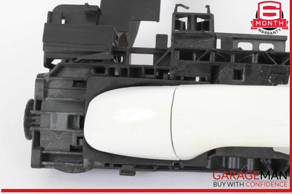 15-20 Mercedes W205 C300 C63 AMG S Front Left Side Exterior Door Handle White OEM