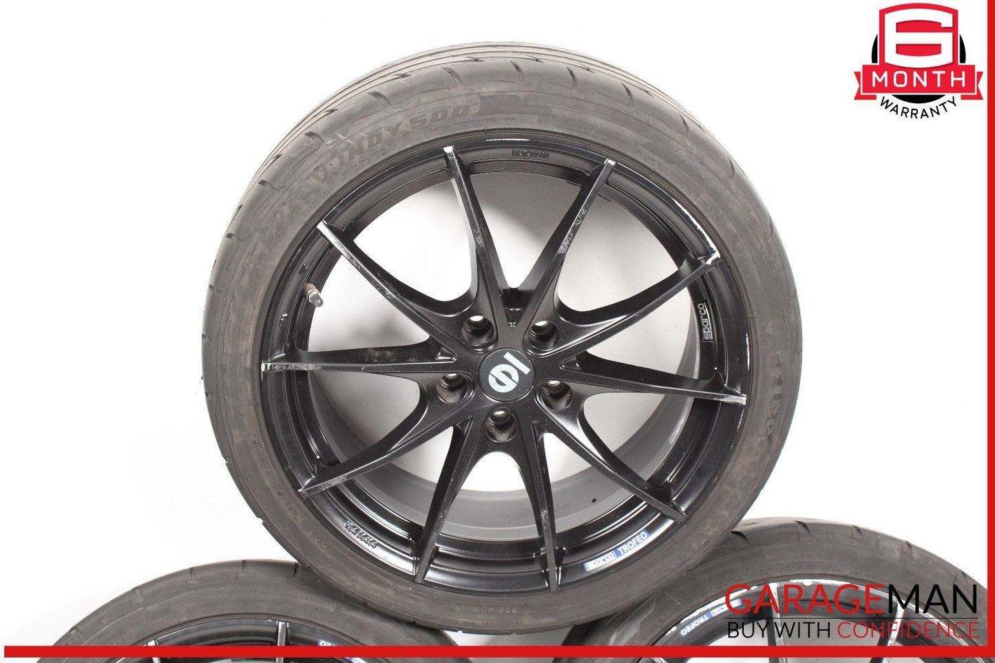 Sparco Wheel Tire Rim Set of 4 Pc R18 OEM