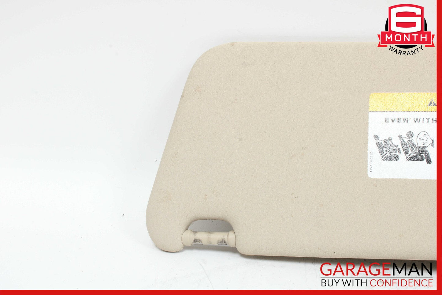 08-14 Mercedes W204 C250 C300 C350 Right Side Sunvisor Sun Visor Beige OEM