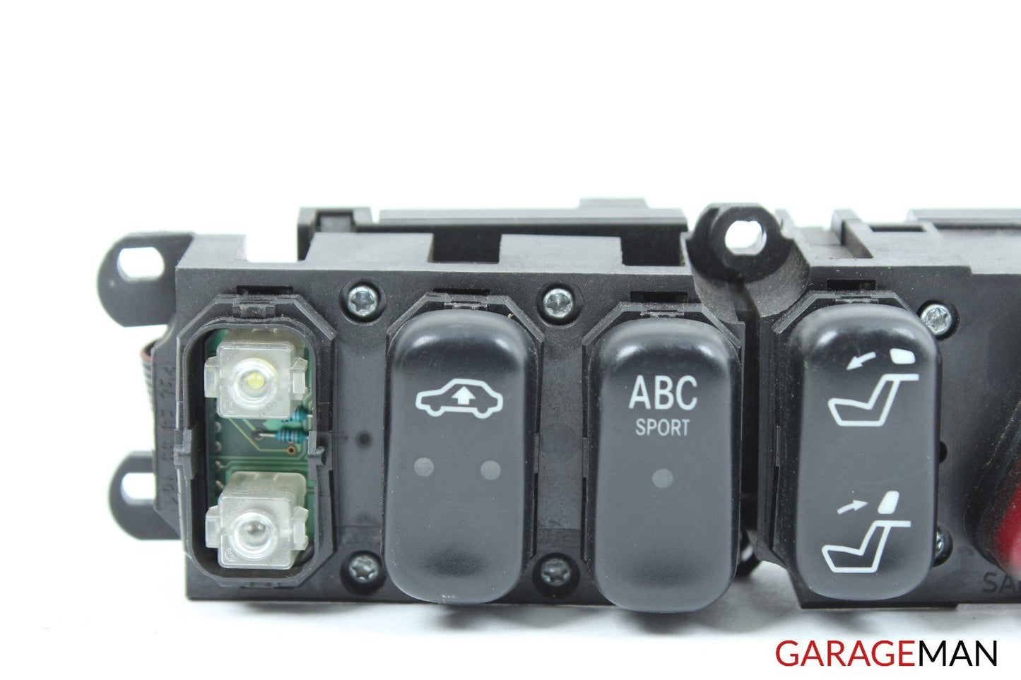 00-02 Mercedes W215 CL600 Center Dashboard Hazard Light Switch Control Panel OEM