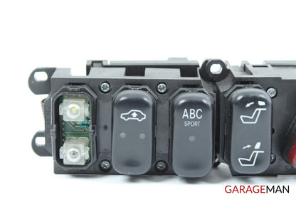 00-02 Mercedes W215 CL600 Center Dashboard Hazard Light Switch Control Panel OEM