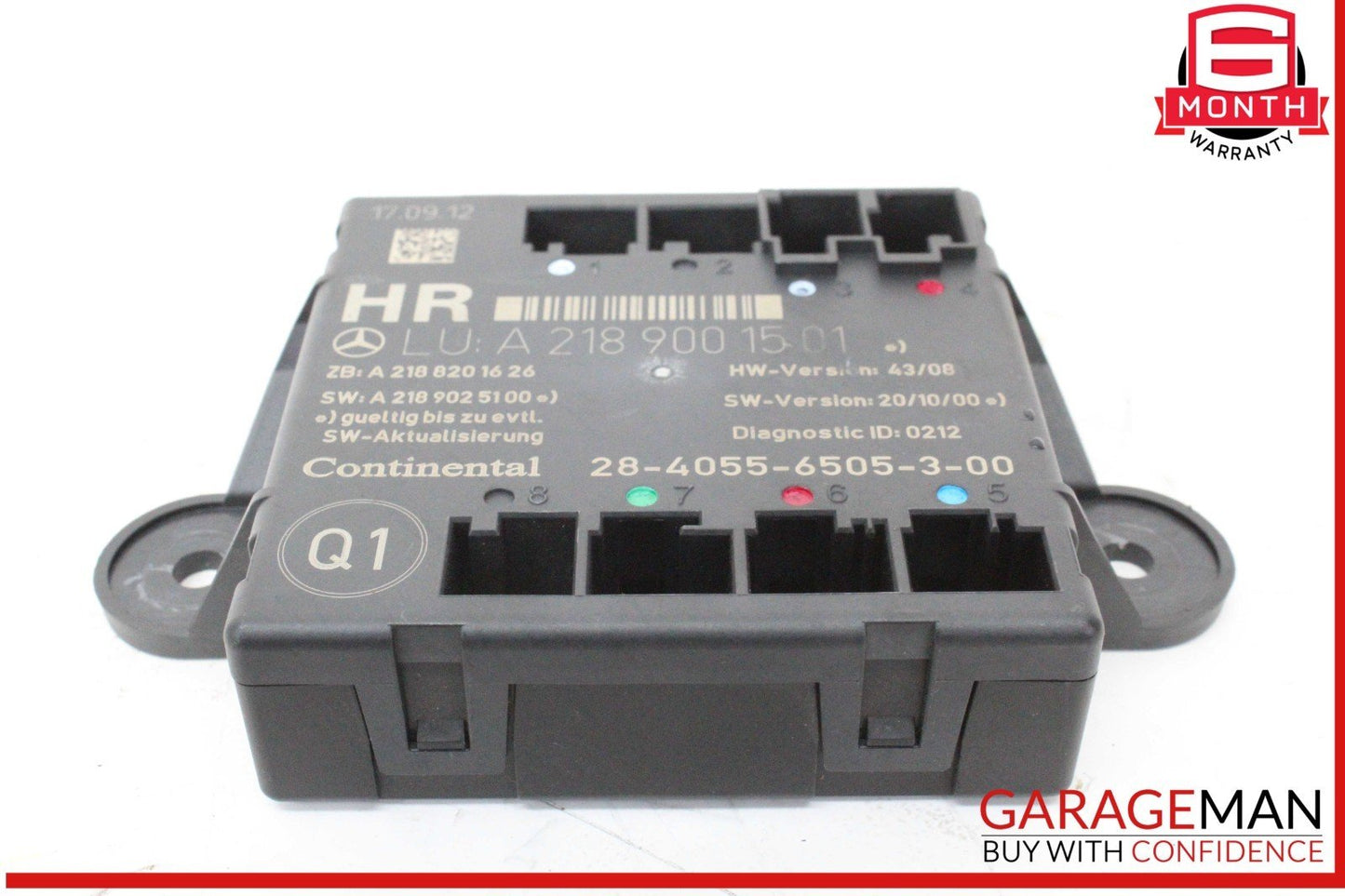 08-18 Mercedes W204 C250 CGI CLS550 Rear Right Side Door Control Module OEM