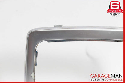 08-14 Mercedes W204 C300 R350 Center Console Shift Shifter Bezel Trim Silver