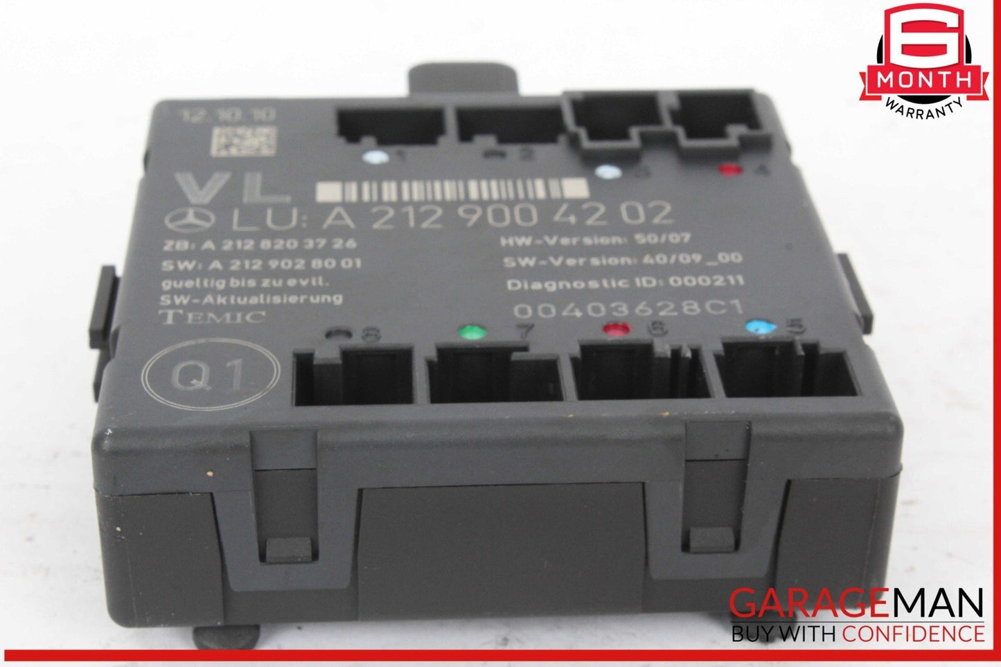 08-18 Mercedes W212 E350 Wagon Front Left Side Door Control Module Unit OEM