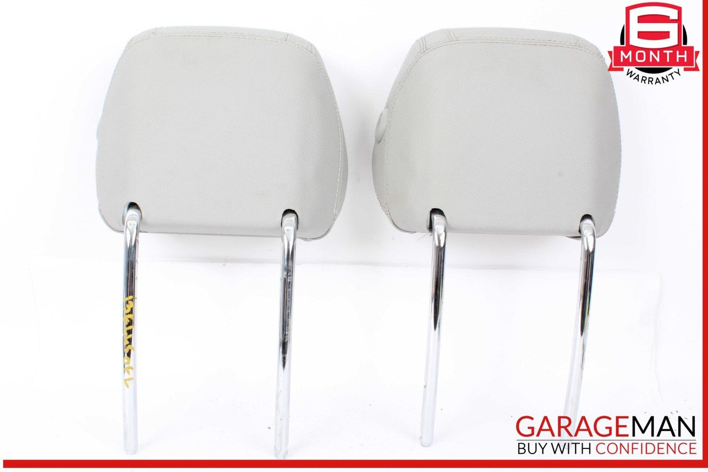 12-15 Mercedes X166 GL450 4MATIC Front Seat Headrest Head Rest Gray Set of 2 OEM