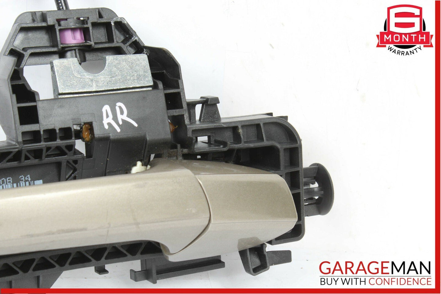 08-11 Mercedes W204 C300 Rear Right Door Lock Latch Actuator w/ Handle Beige