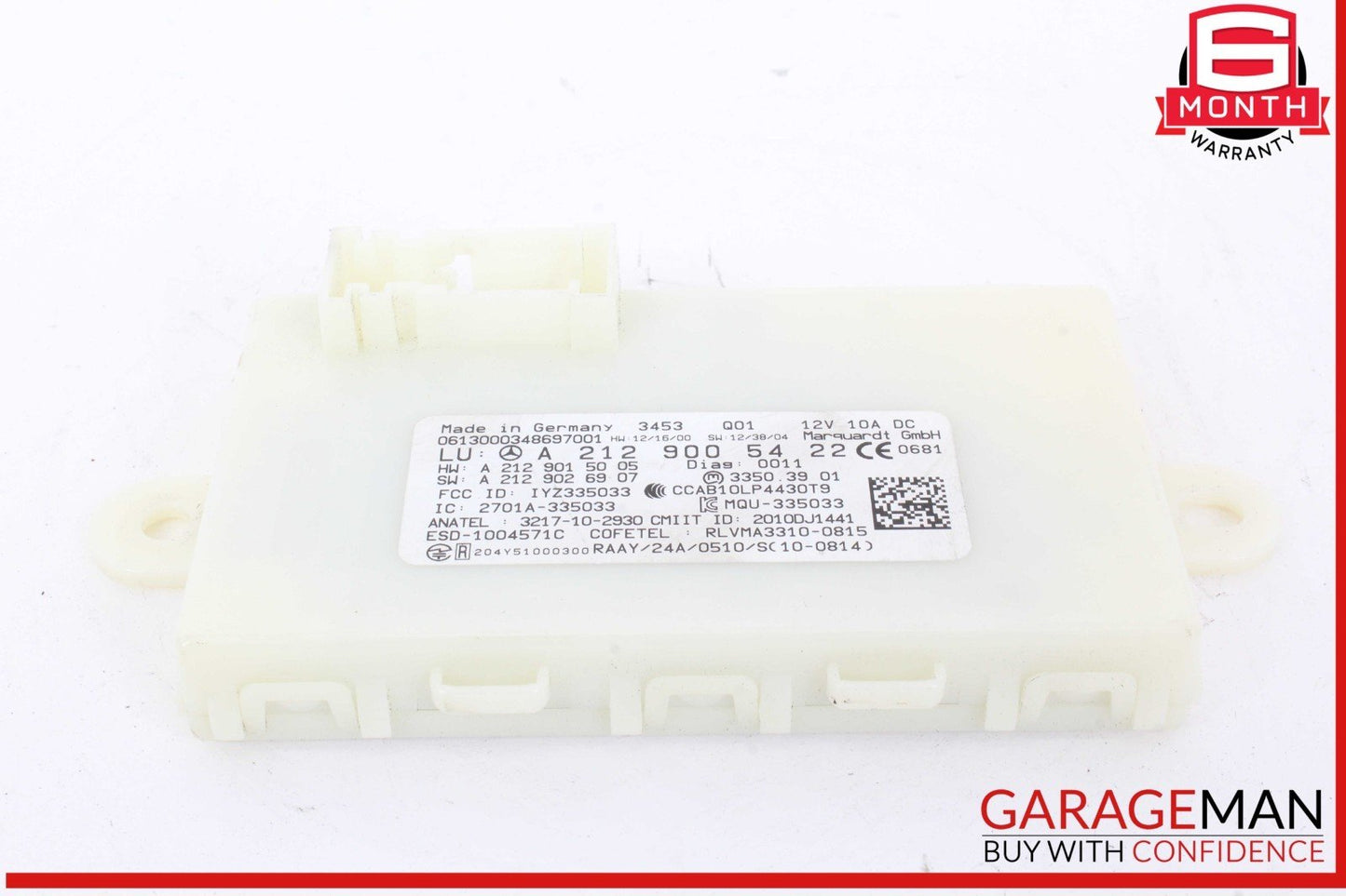 13-20 Mercedes W212 E250 SL550 ML400 Keyless Go Entry Control Module OEM