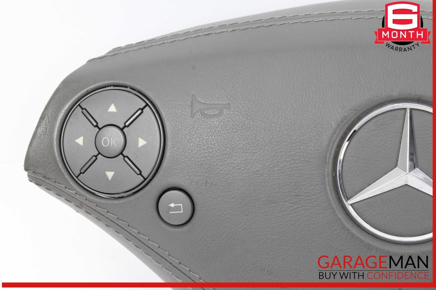 10-14 Mercedes W221 S550 CL550 Steering Wheel Airbag Air Bag Gray OEM