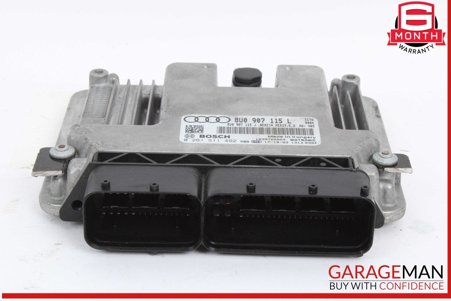 16-18 Audi Q3 2.0L Engine Computer ECU ECM Control Module Unit 8U0907115L OEM