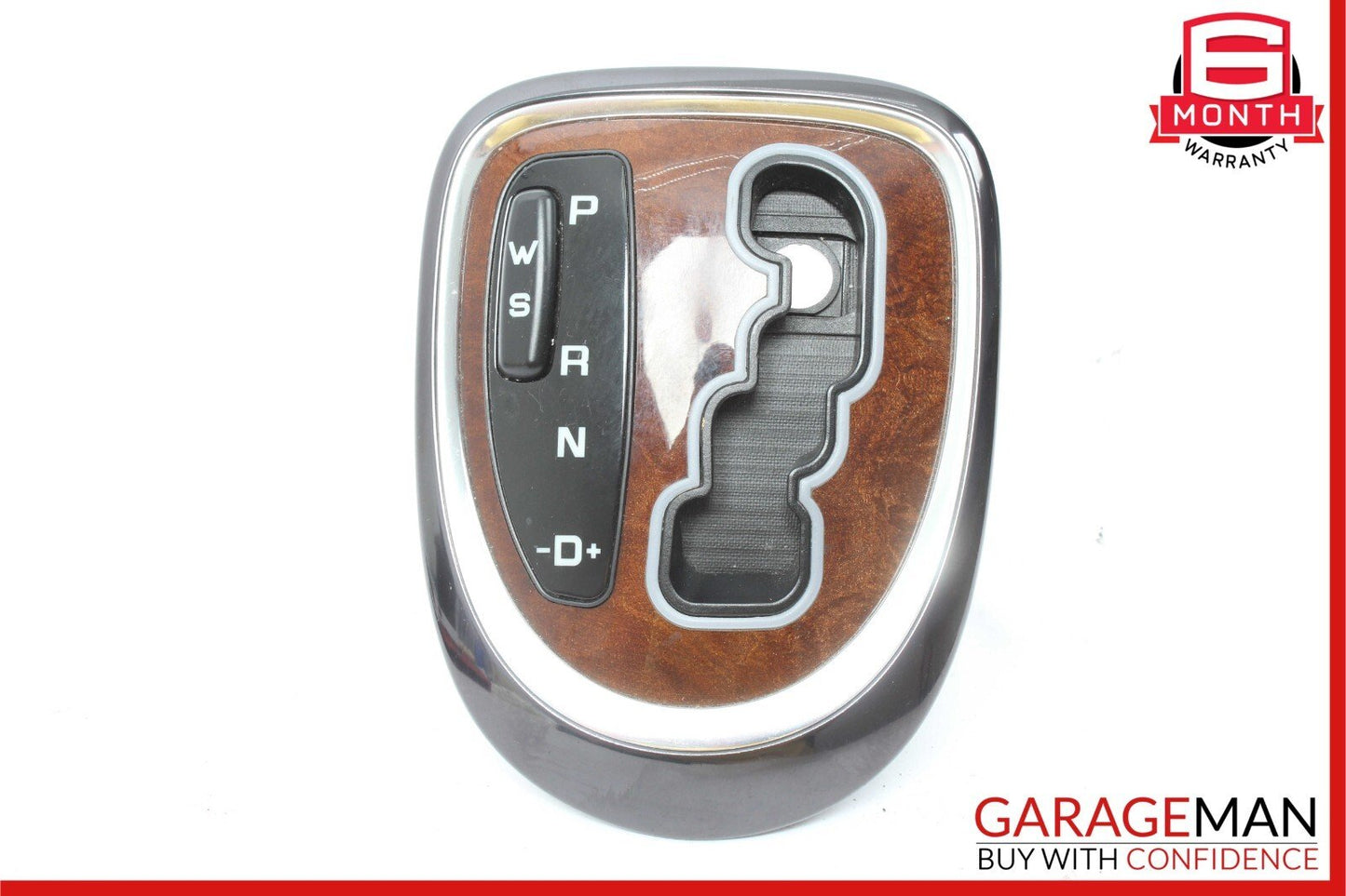 00-06 Mercedes W220 S500 S600 Gear Shifter Bezel Trim Indicator Wood OEM