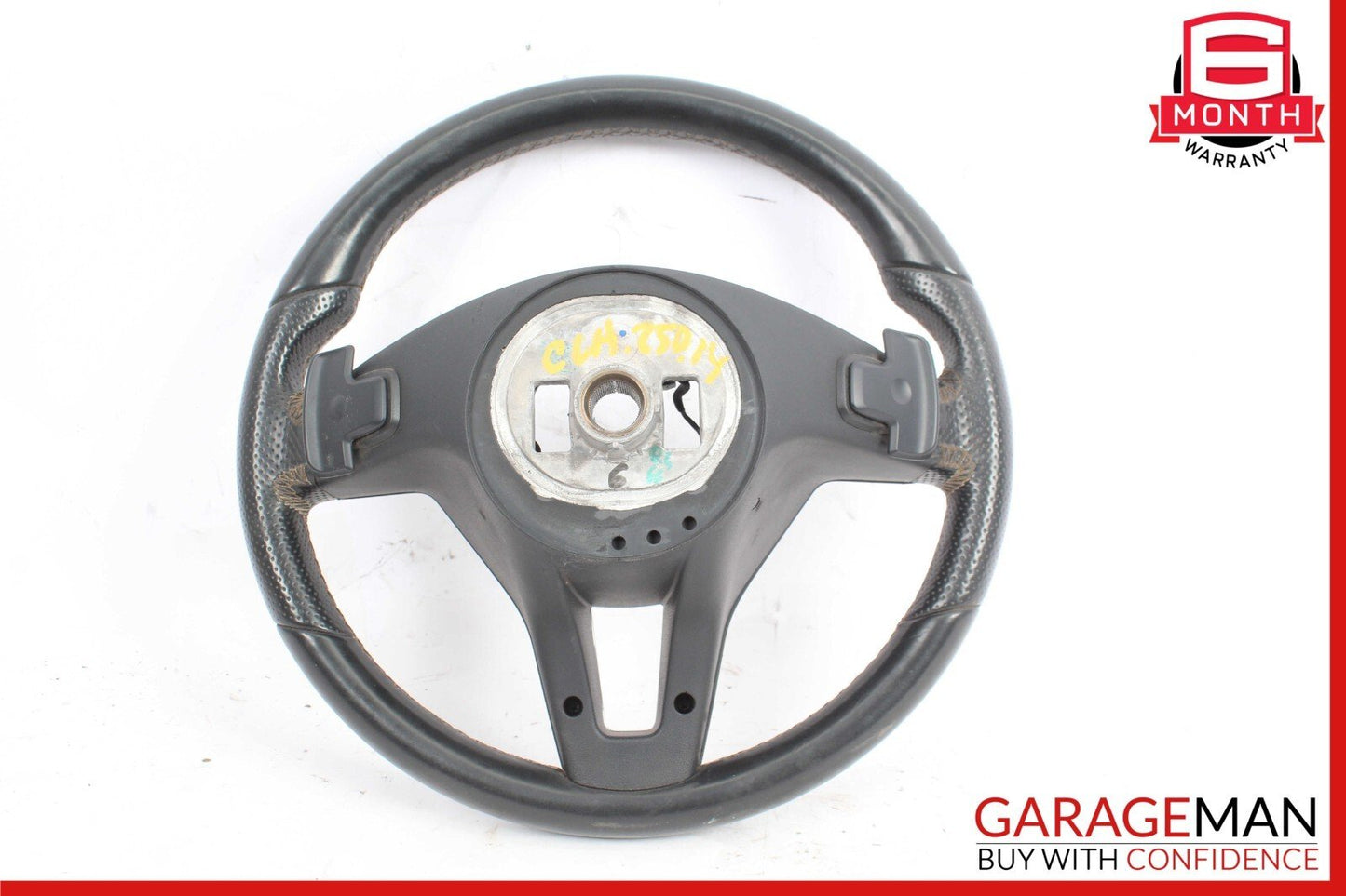 14-18 Mercedes W117 CLA250 Steering Wheel Controls w/ Shifters Assy Black OEM