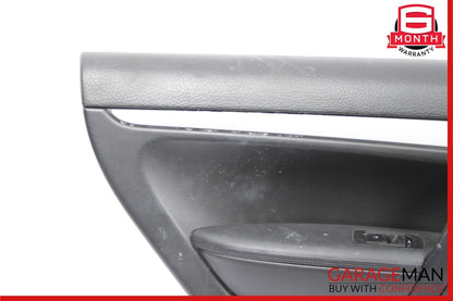 03-10 Porsche Cayenne 955 957 Rear Left Interior Door Panel Trim Cover Black