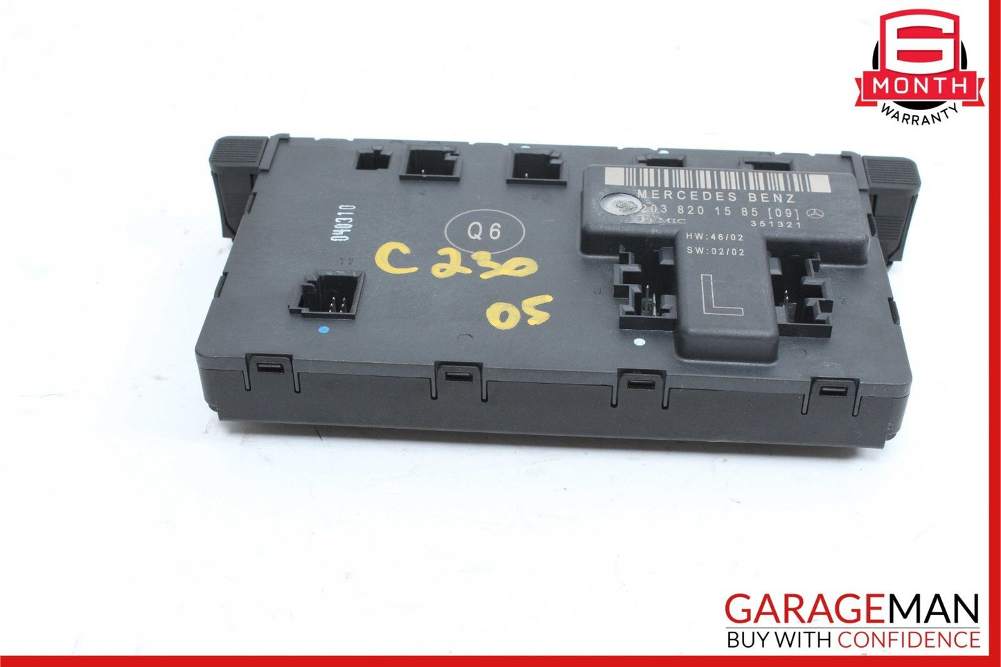 01-07 Mercedes W203 C230 Kompressor Front Left Side Door Control Module OEM