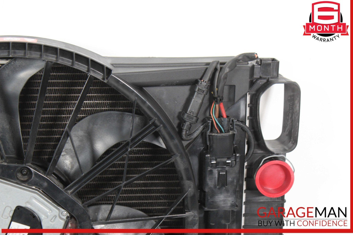 06-09 Mercedes W211 E350 Engine Cooling Radiator A/C AC Condenser Assembly OEM