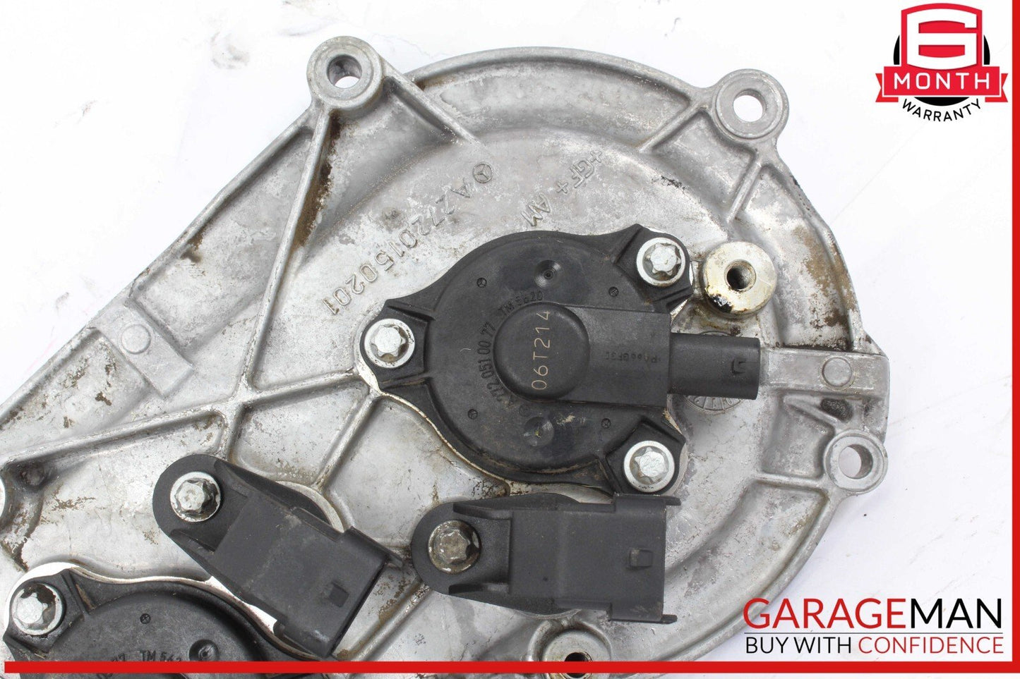 05-13 Mercedes W203 C230 E550 Front Left Side Engine Timing Chain Cover Plate