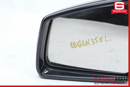 10-12 Mercedes X204 GLK350 Front Left Side Mirror Rear View Door Blue OEM