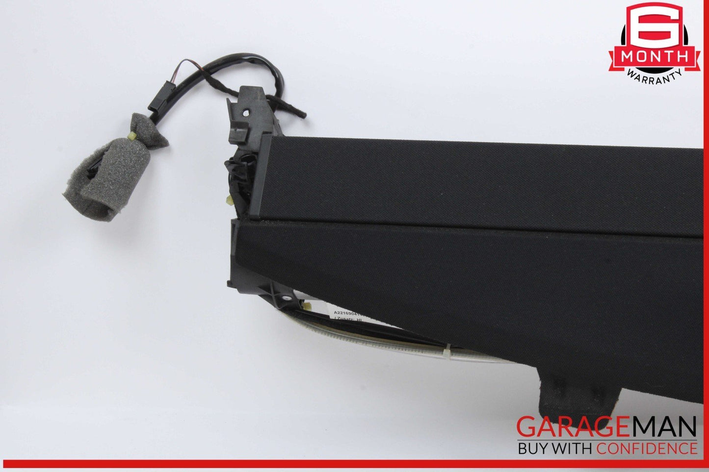 07-13 Mercedes W221 S550 Rear Window Sun Shade Screen Roller Blind w/ Trim OEM