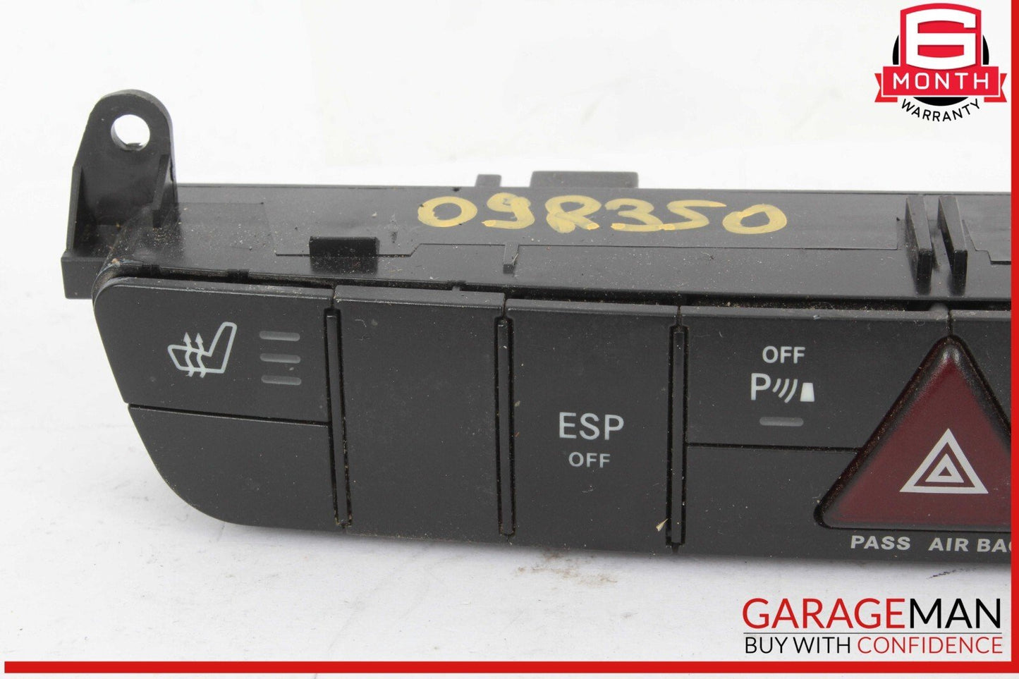 06-10 Mercedes W251 R350 4MATIC Center Dashboard Hazard ESP Control Switch OEM