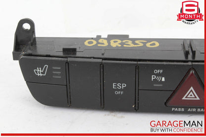 06-10 Mercedes W251 R350 4MATIC Center Dashboard Hazard ESP Control Switch OEM