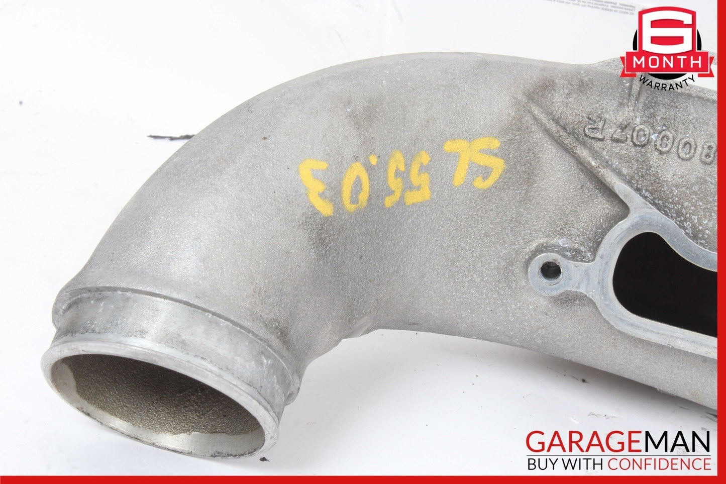 03-08 Mercedes R230 SL55 S55 AMG Right Engine Kompressor Air Intake Manifold OEM