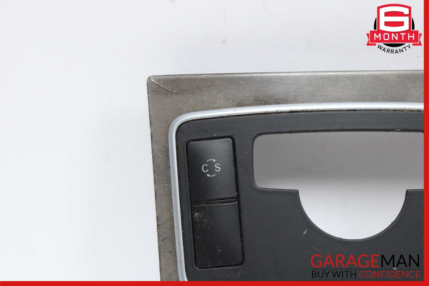 10-13 Mercedes W212 E350 E550 Center Console Switch Trim Cover Bezel Wood OEM