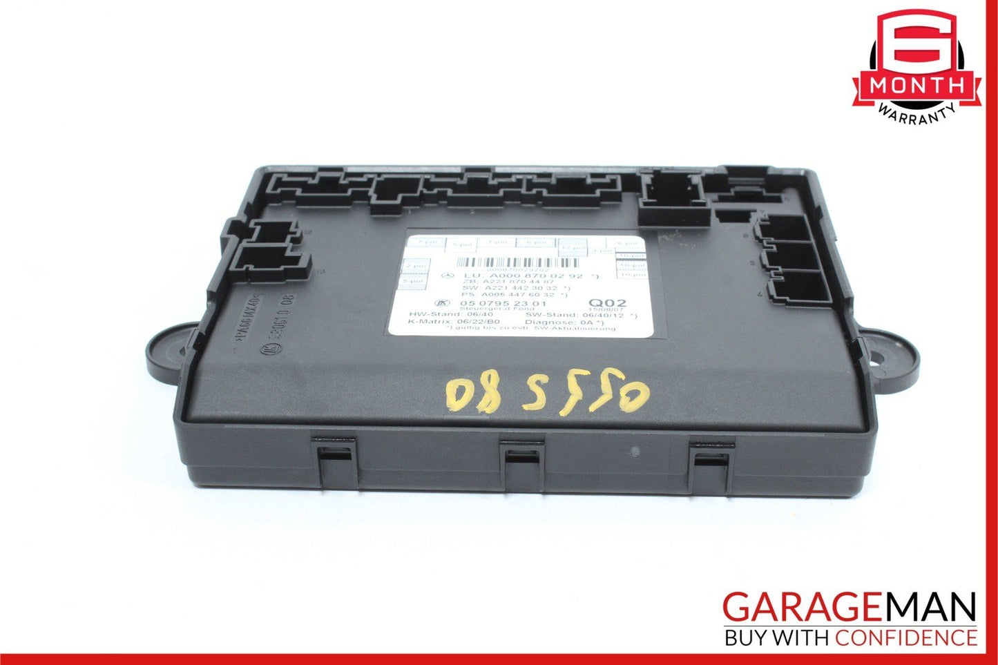 07-13 Mercedes W221 S600 S63 AMG Rear Right / Left Side Door Control Module Unit