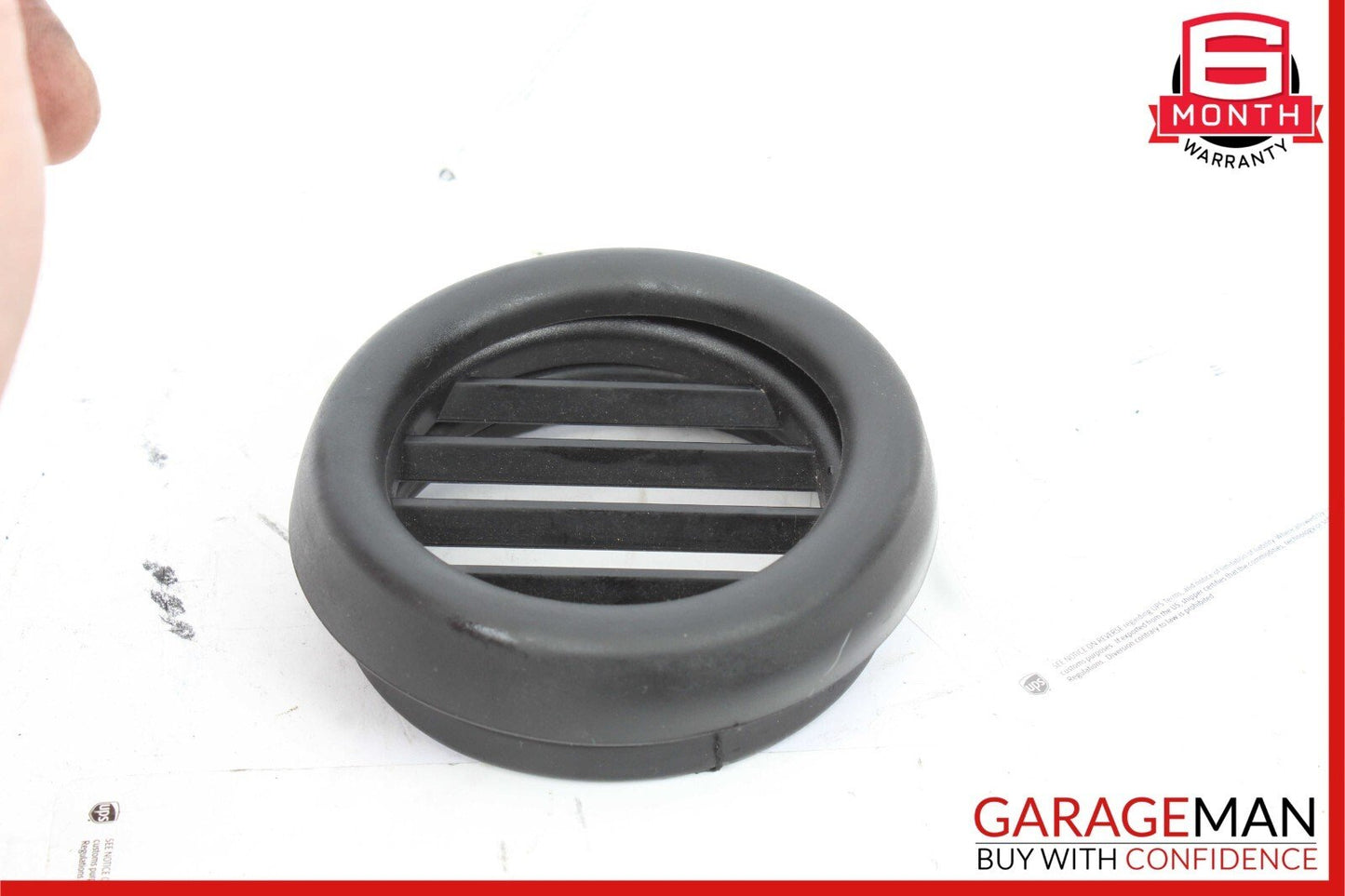 03-10 Porsche Cayenne 955 957 Dashboard A/C Air Vent Round Grille Trim Black OEM