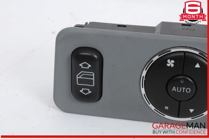 02-05 Mercedes W163 ML320 Rear Window Switch w/ Climate Control 1638200326 OEM