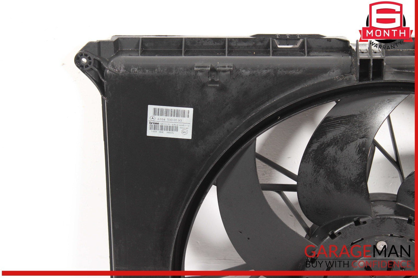 06-13 Mercedes W164 ML350 R350 Engine Cooling Fan Motor Assembly 1645000193 OEM