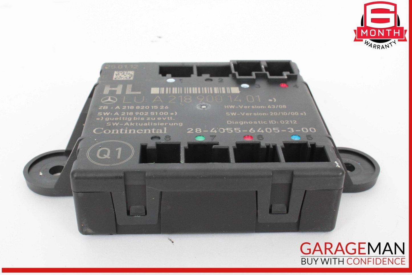 08-18 Mercedes W218 CLS550 C300 E550 Rear Left Side Door Control Module Unit
