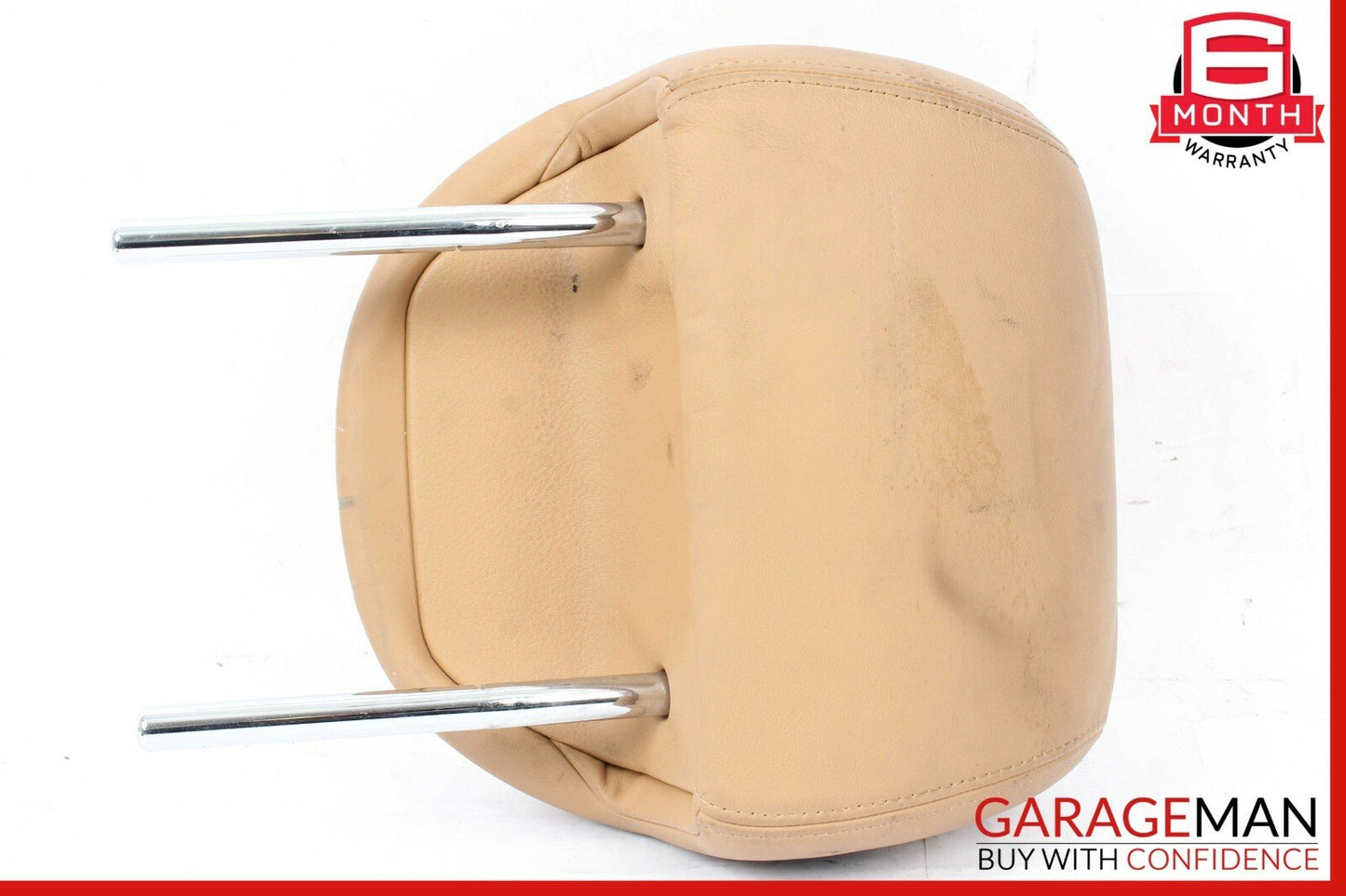 03-10 Porsche Cayenne 955 957 Rear Right Seat Headrest Head Rest Sand Beige