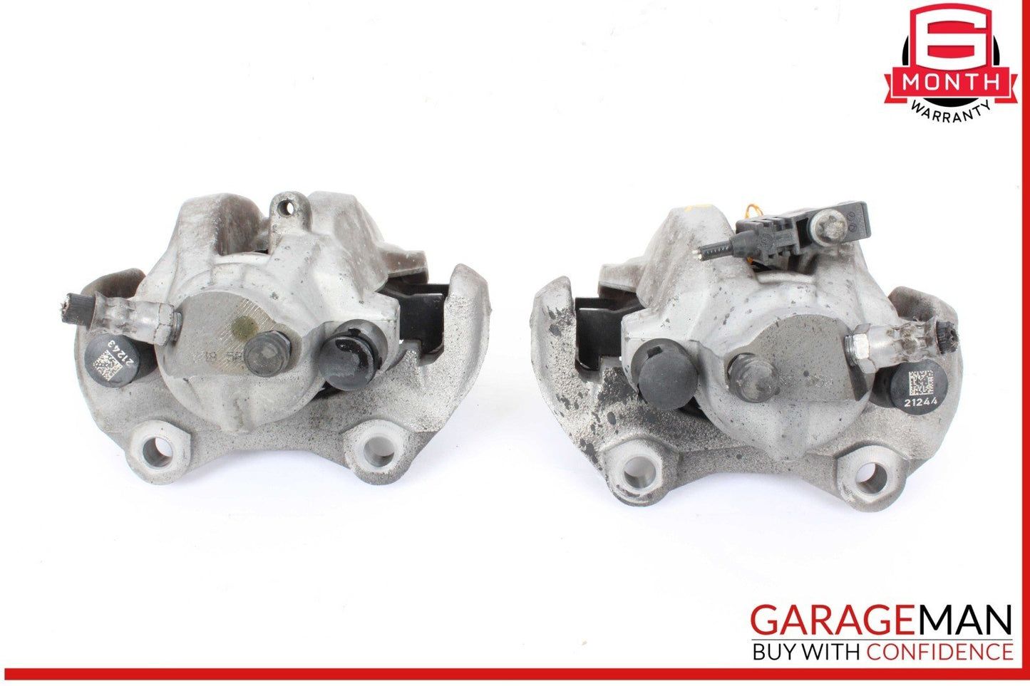 10-18 Mercedes W212 E350 Rear Left & Right Side Brake Caliper Calipers Set OEM