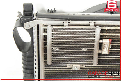 03-06 Mercedes R230 SL500 Engine Motor Cooling Radiator Fan Shroud A/C Condenser