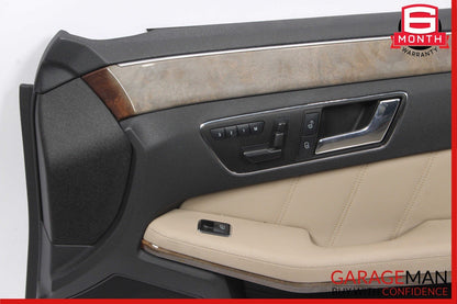 10-13 Mercedes W212 E350 E300 E550 Front Right Side Interior Door Panel Beige