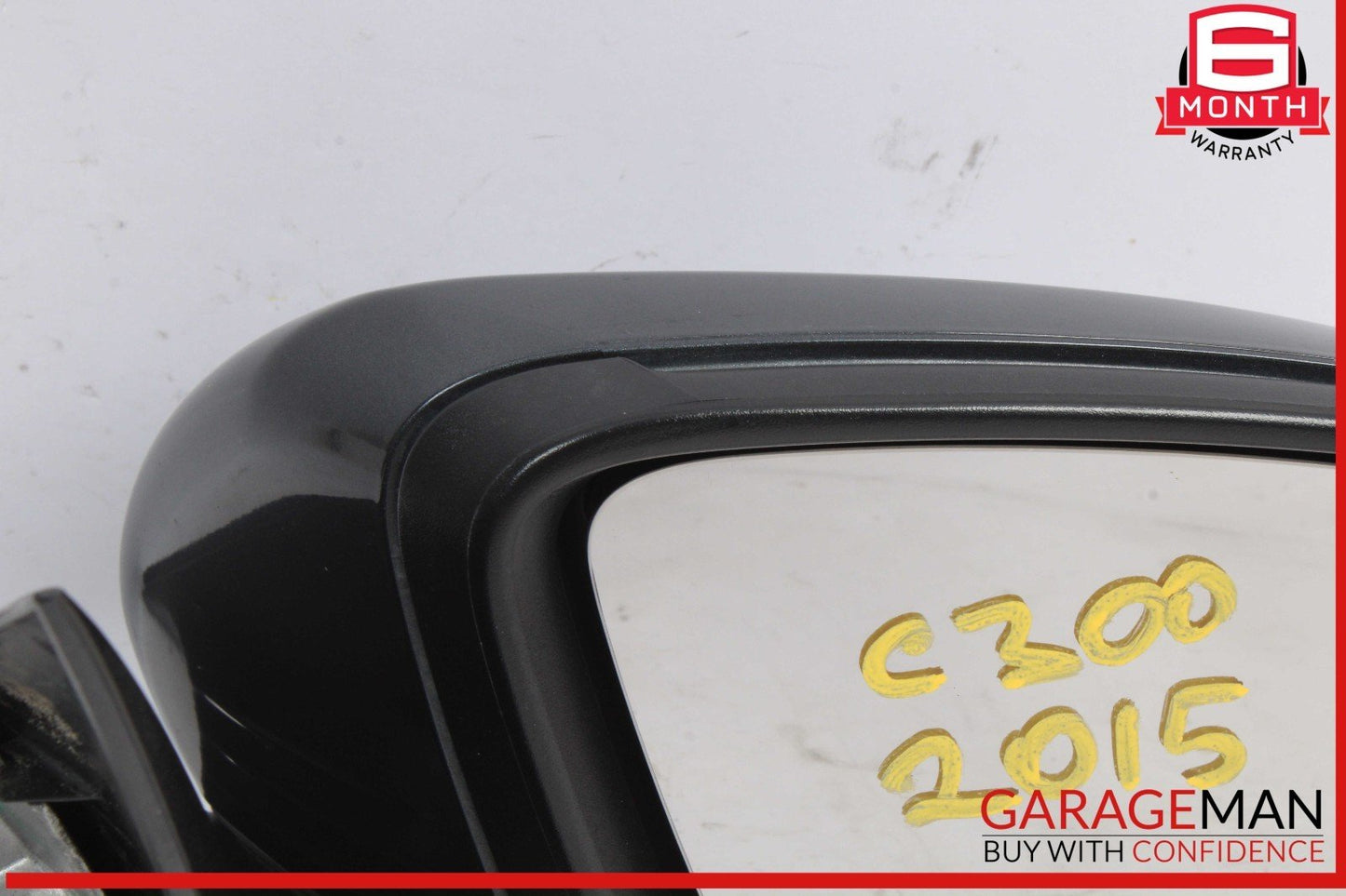 15-20 Mercedes W205 C300 Front Right Side Door Rear View Mirror w/ Blind Spot