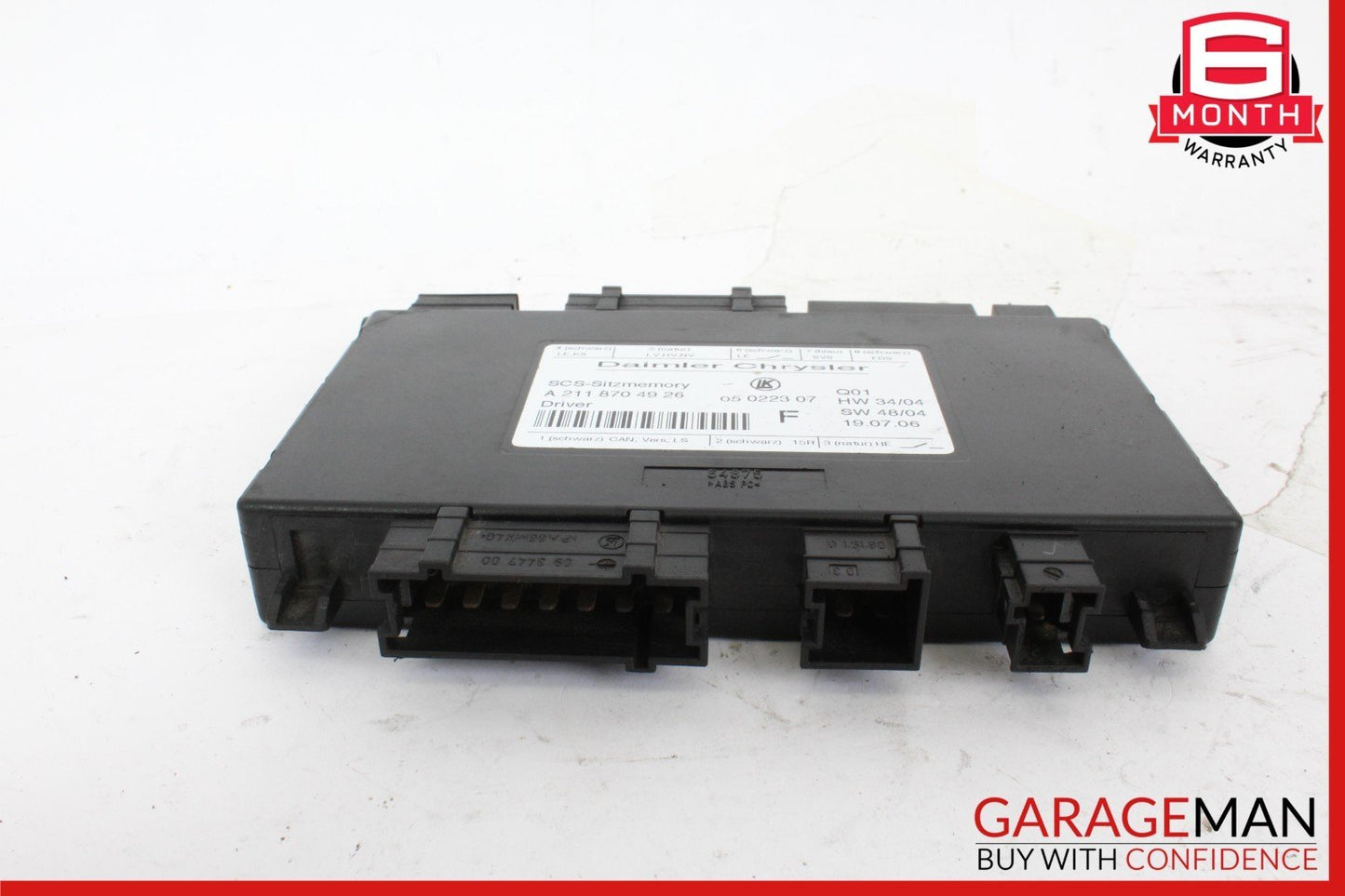 03-12 Mercedes W211 E350 E320 ML500 Front Left Side Seat Control Module OEM