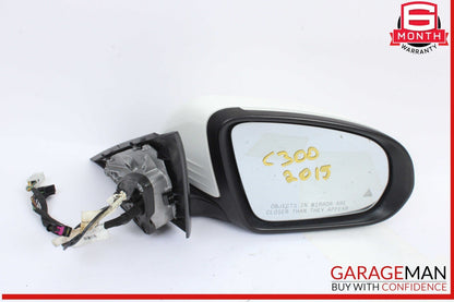15-16 Mercedes W205 C300 Front Right Side Door Rear View Mirror w/ Blind Spot
