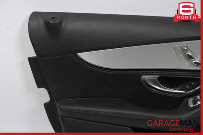 15-20 Mercedes W205 C300 Front Left Driver Side Interior Door Panel Cover OEM