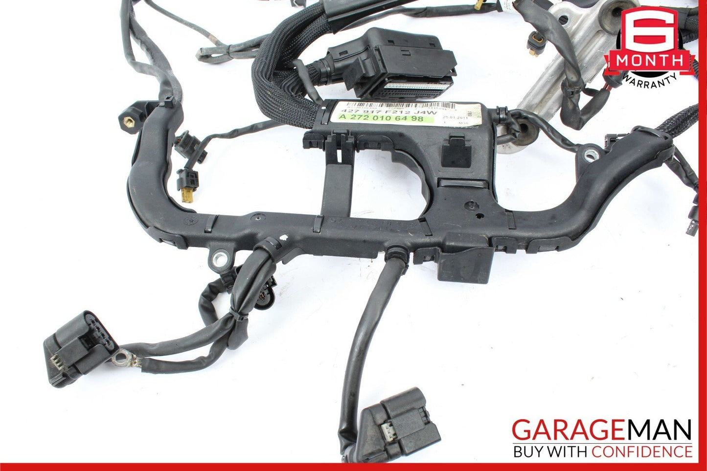 10-11 Mercedes W212 E350 Engine Motor Wire Wiring Harness 2720106498 OEM