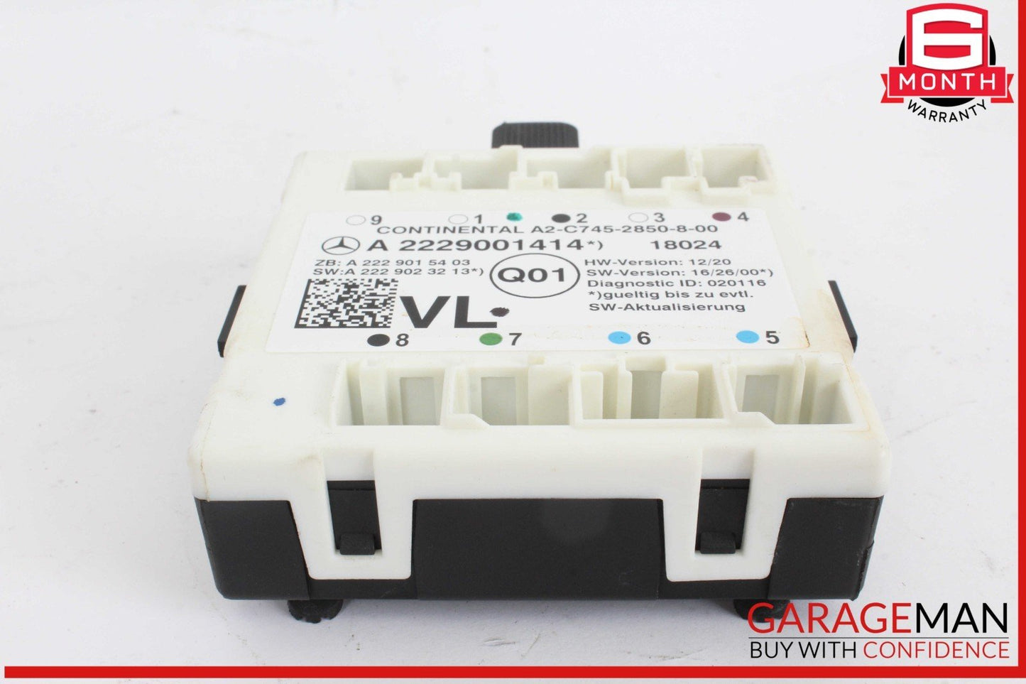 15-20 Mercedes X253 GLC350e Front Left Side Door Control Module Unit OEM