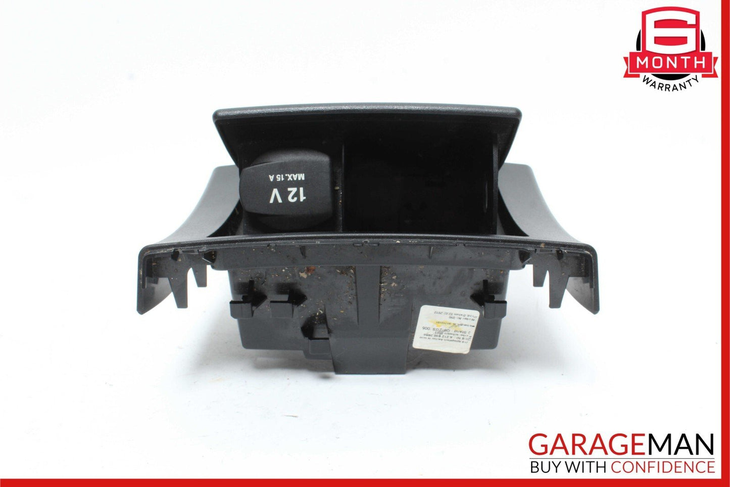 10-16 Mercedes W212 E350 E550 Rear Center Console Ash Tray Compartment Black