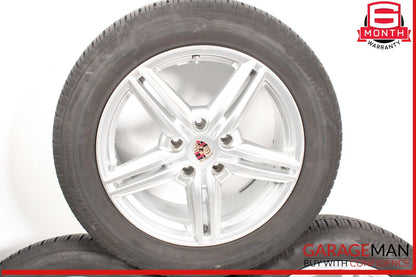 11-18 Porsche Cayenne 958 8.5x19 19" Complete Wheel Tire Rim Set of 4 Pc OEM