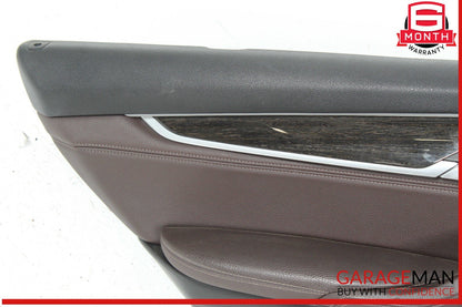 14-18 BMW X5 Rear Left Interior Door Panel Trim OEM