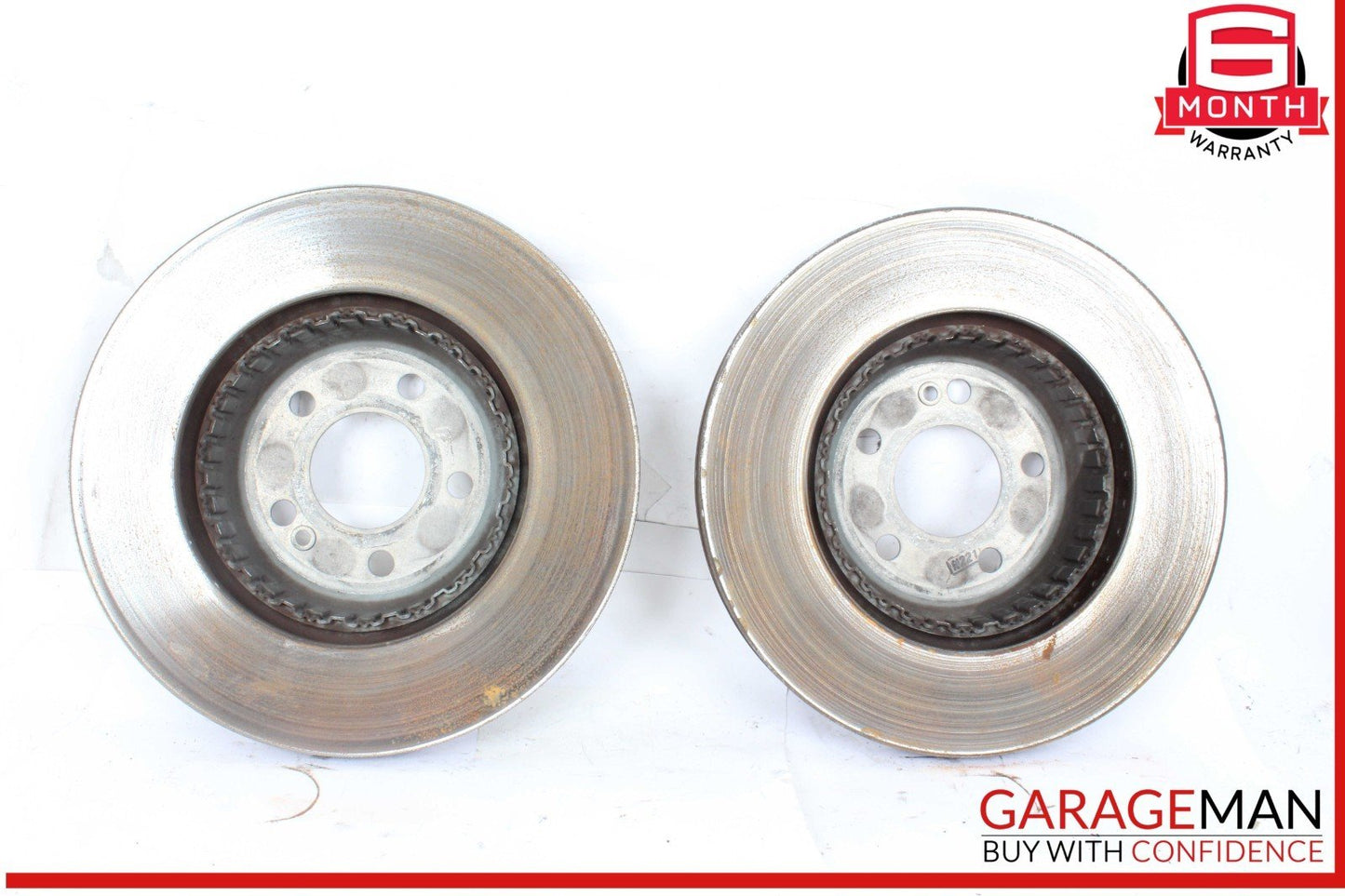 18-20 Mercedes X253 GLC350e Rear Left and Right Side Brake Disc Rotor Set of 2