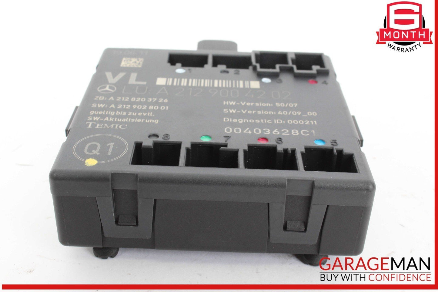 08-18 Mercedes W204 C250 E350 E400 Front Left Side Door Control Module Unit OEM