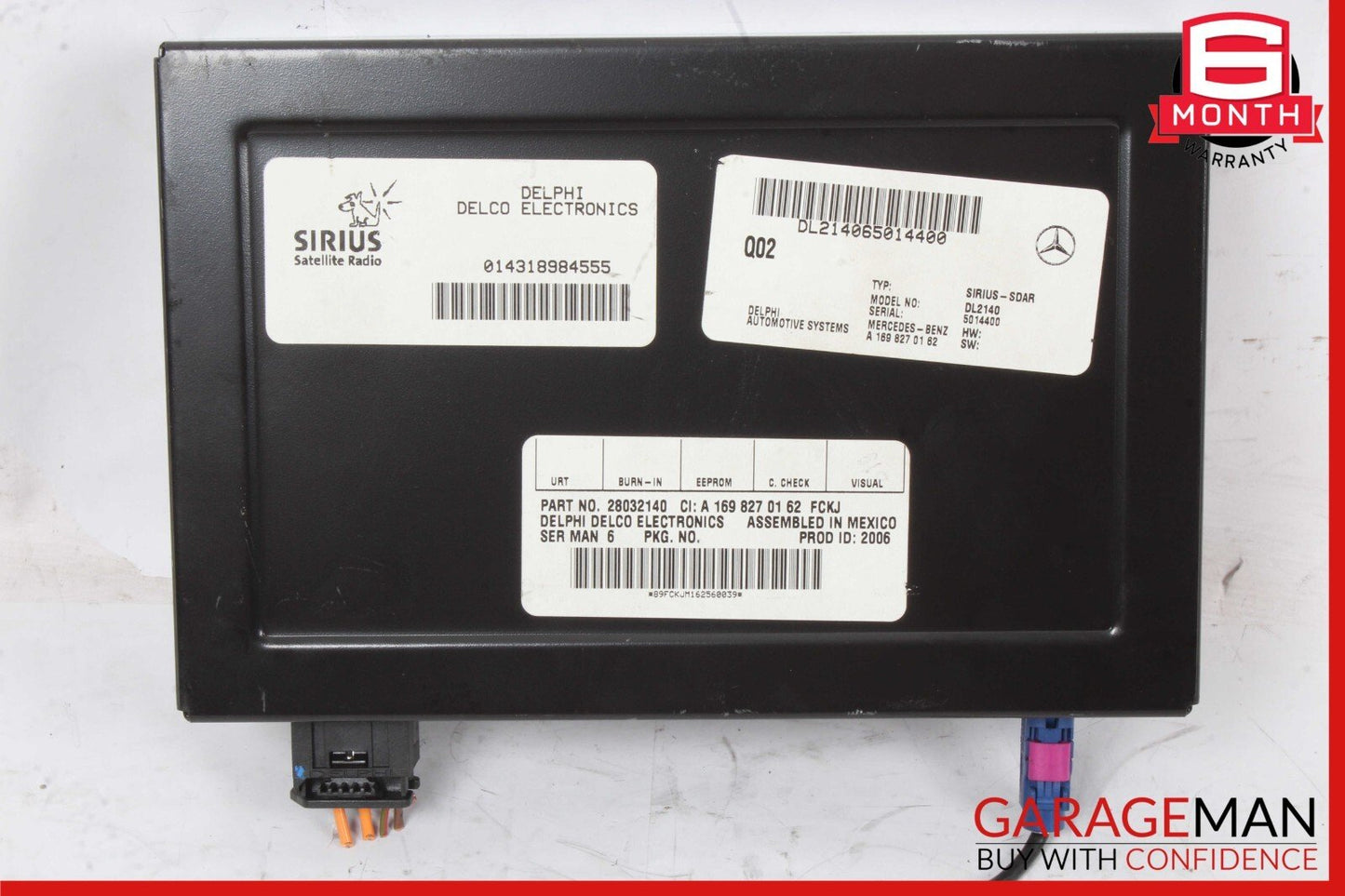 03-11 Mercedes CLS550 GL450 E550 E350 Sirius Satellite Radio Receiver Module